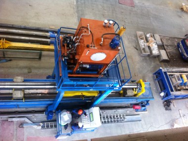 IMPIANTO LAVORAZIONE MANDRINI PRESSA 