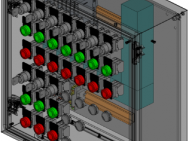EplanProPanel - Layout 3D Pulsantiera di Comando